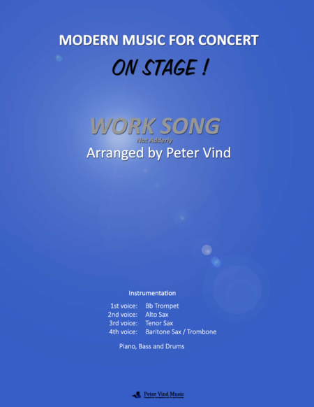 Free Sheet Music Work Song Stage Arrangements By Peter Vind