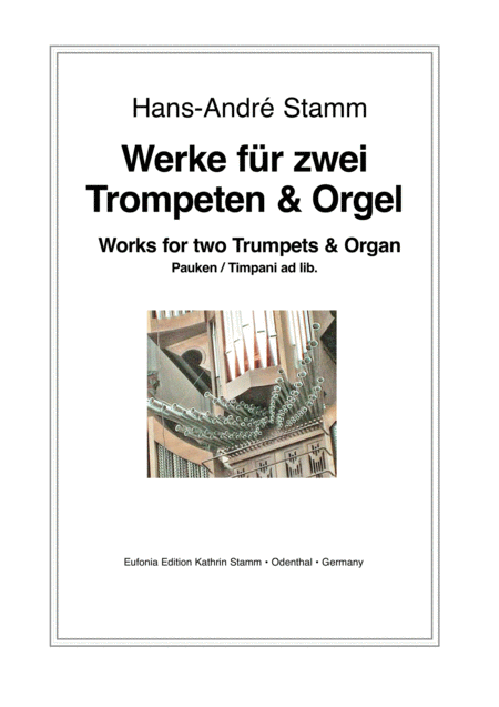 Works For 2 Trumpets Organ Timpani Ad Lib Sheet Music