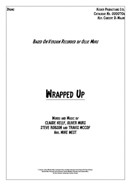 Wrapped Up Drums Sheet Music