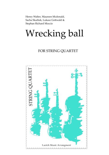 Free Sheet Music Wrecking Ball Score