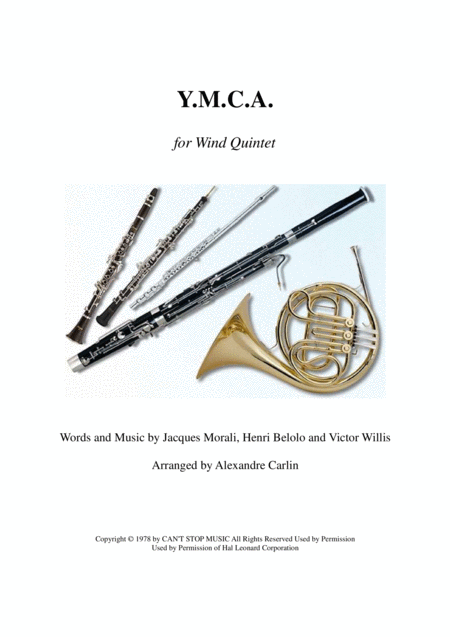 Y M C A Wind Quintet Sheet Music