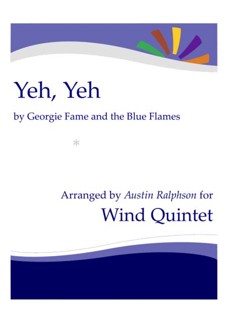 Yeh Yeh Georgie Fame Wind Quintet Sheet Music