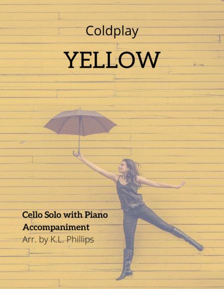 Yellow Coldplay Cello Solo With Piano Accompaniment Sheet Music