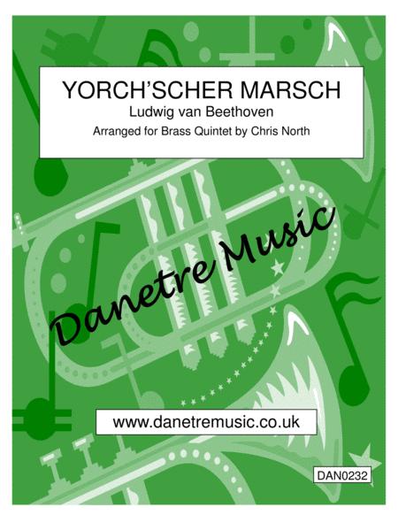 Yorch Scher Marsch Brass Quintet Sheet Music