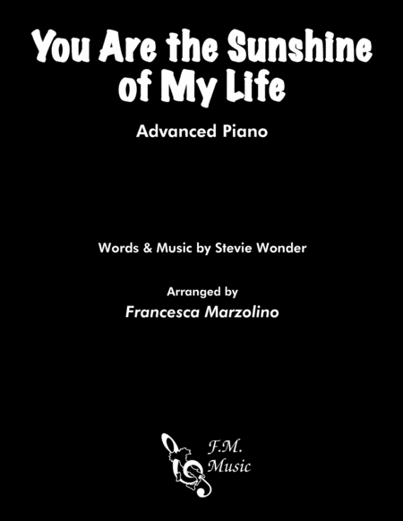 You Are The Sunshine Of My Life Advanced Piano Sheet Music