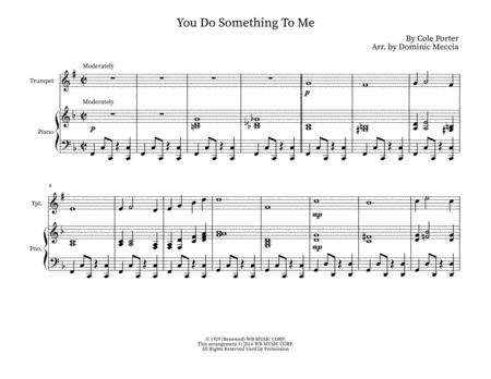 You Do Something To Me Trumpet And Piano Sheet Music