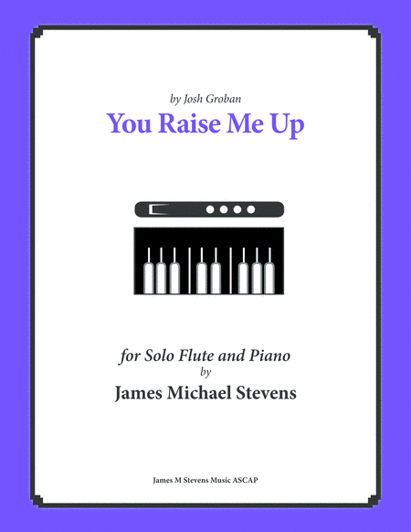 You Raise Me Up Solo Flute Piano Sheet Music