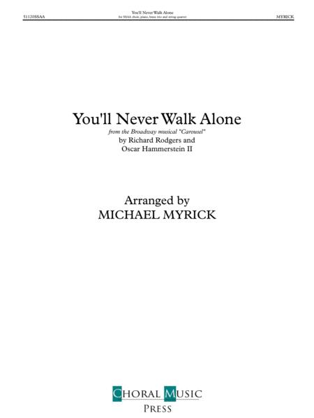 You Will Never Walk Alone Brass Trio And String Quartet Ssaa Sheet Music