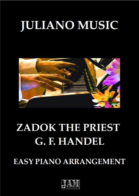 Zadok The Priest Easy Piano G F Handel Sheet Music