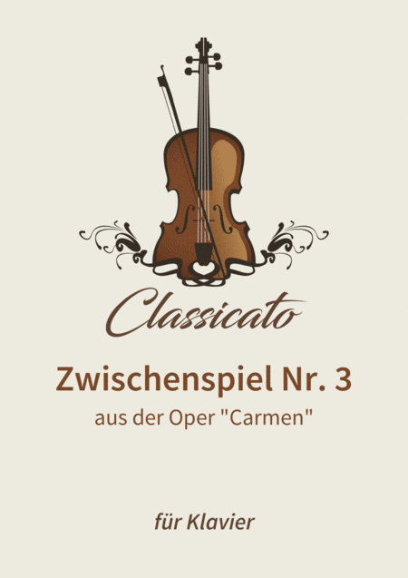 Free Sheet Music Zwischenspiel Nr 3