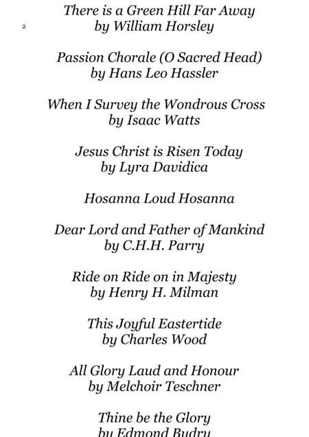 10 Easter Hymns For Woodwind Quartet Page 2