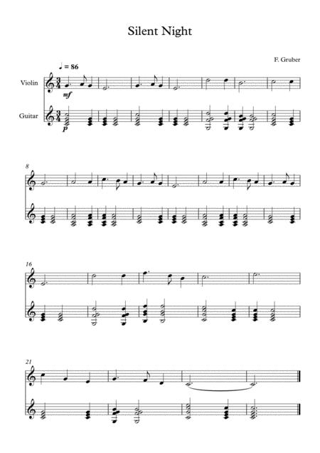 10 Easy Classical Pieces For Violin Guitar Vol 2 Page 2