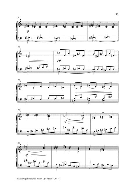 10 Extravagancias Para Piano Op 5 2017 10 Rarezas Page 2