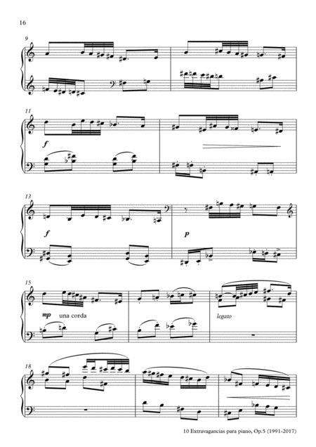 10 Extravagancias Para Piano Op 5 2017 6 Travesuras Page 2