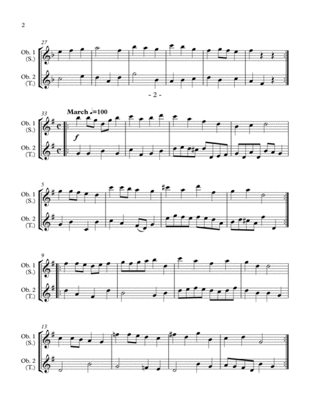 10 Little Duets For Teacher And Student 2 Oboes Page 2