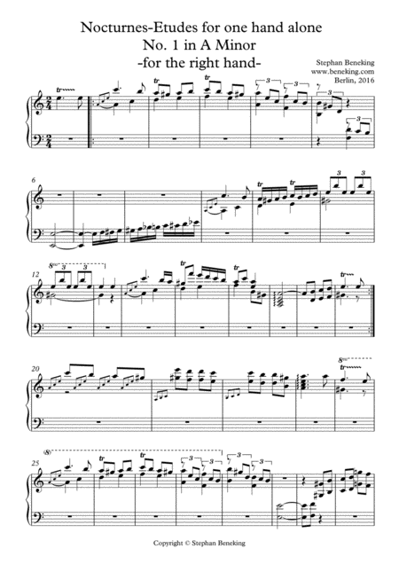 10 Nocturnes Etudes For One Hand Alone Page 2