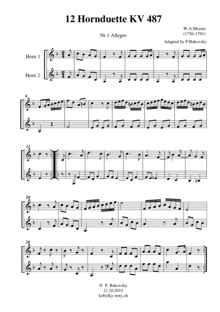 12 Duets For Horns Page 2