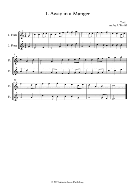 12 Easy Christmas Duets For Flute Page 2