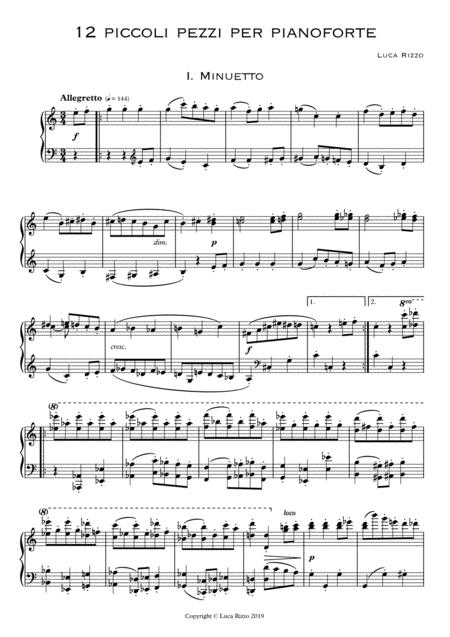 12 Little Pieces For Piano Op 9 Page 2