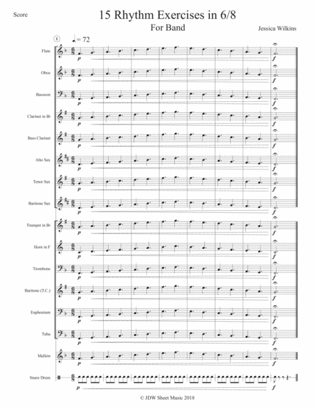 15 6 8 Rhythm Exercises For Band Page 2