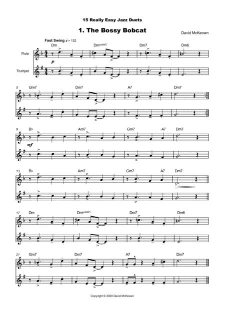 15 Really Easy Jazz Duets For Cool Cats For Flute And Trumpet Duet Page 2