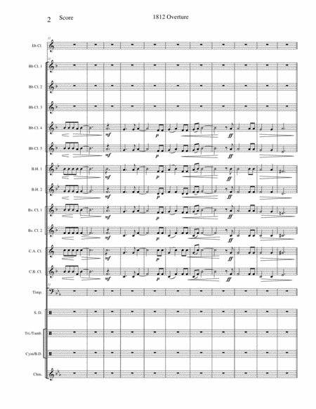 1812 Overture Overture Solennelle Opus 49 Page 2