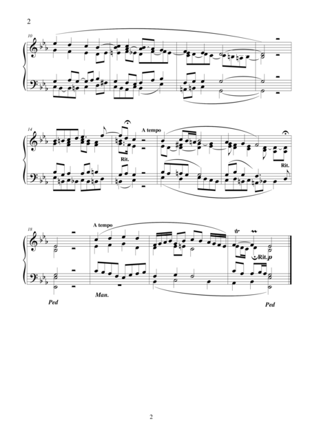 2 Chorales For Organ Page 2