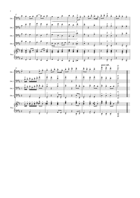 2 Classical Favourites For Double Bass Quartet Volume Two Page 2
