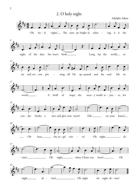 20 Easy Christmas Carols For Clarinet Bb Page 2