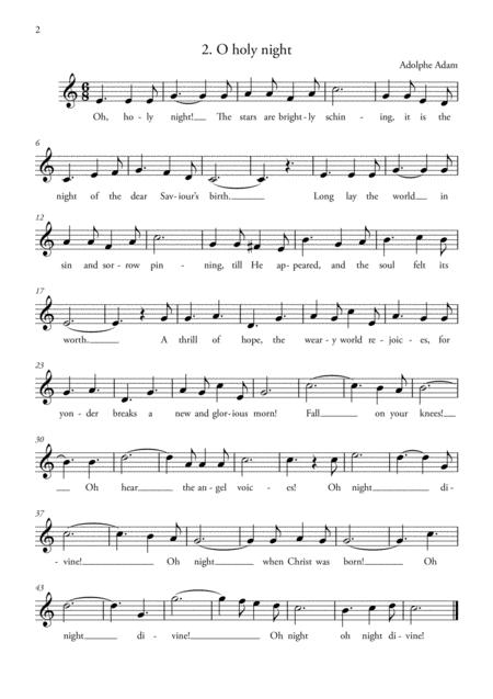 20 Easy Christmas Carols For Flute Page 2
