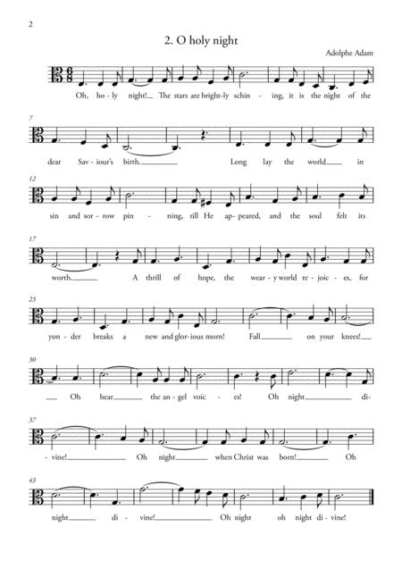 20 Easy Christmas Carols For Viola Page 2