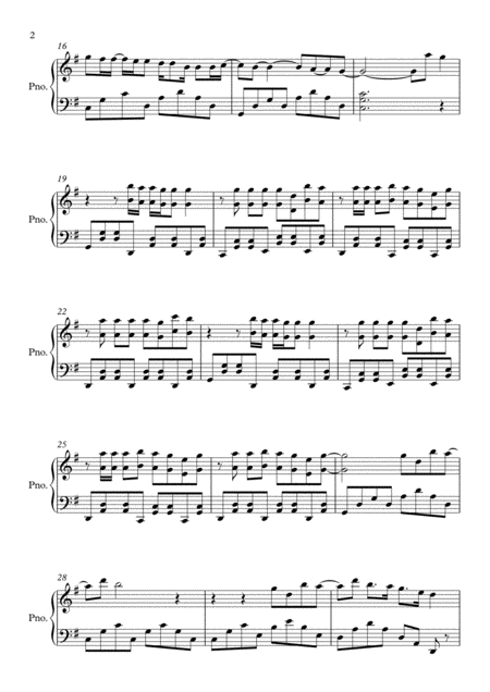 22 Piano Page 2