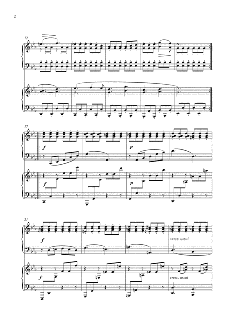 23 Le Retour The Return 25 Progressive Studies Opus 100 For 2 Pianos Friedrich Burgmller Page 2