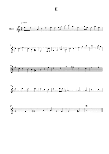 24 Easy Pieces For Flute Page 2