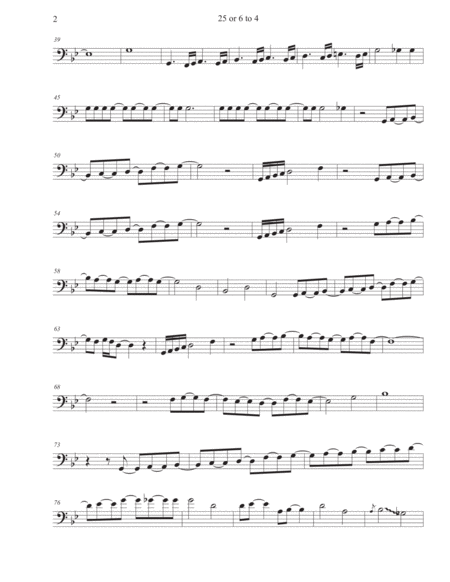 25 Or 6 To 4 Cello Gtr Solo Incl Page 2