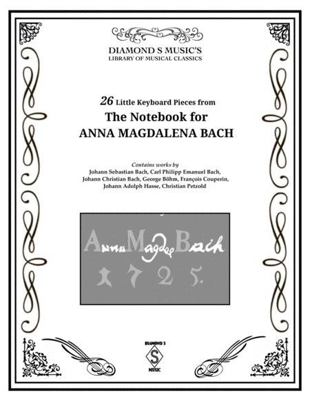 26 Little Keyboard Pieces From Notebook For Anna Magdalena Js Bach And Others Piano Solo Page 2