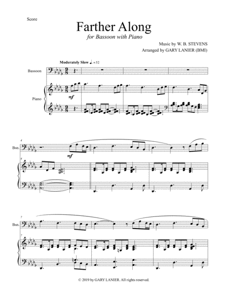 3 Great Gospel Songs For Bassoon With Piano Instrument Part Included Page 2