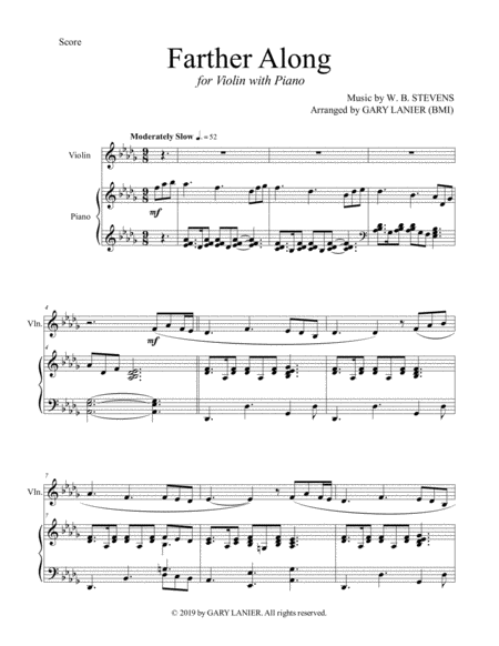 3 Great Gospel Songs For Violin With Piano Instrument Part Included Page 2