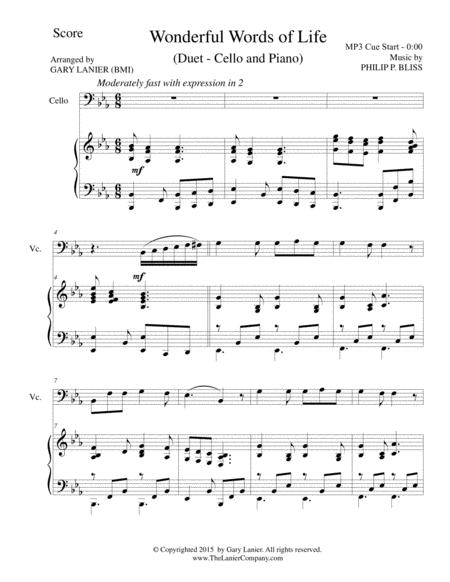 3 Hymns Of Encouragement For Cello And Piano With Score Parts Page 2