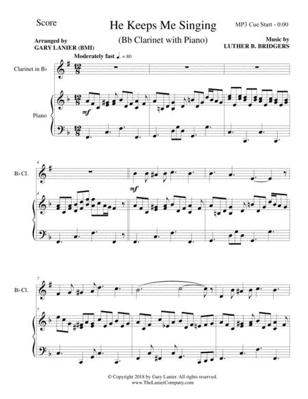3 Hymns Of Joy For Bb Clarinet And Piano With Score Parts Page 2