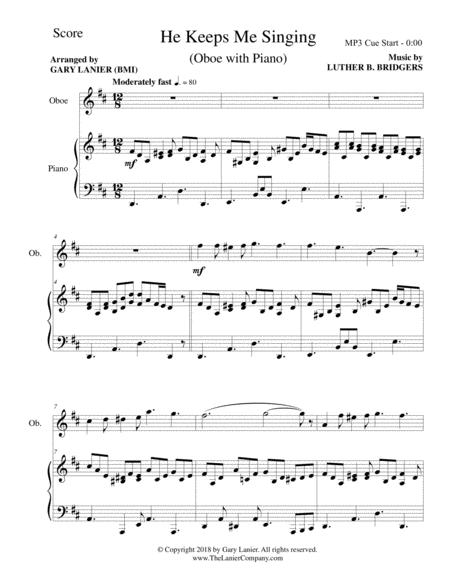 3 Hymns Of Joy For Oboe And Piano With Score Parts Page 2