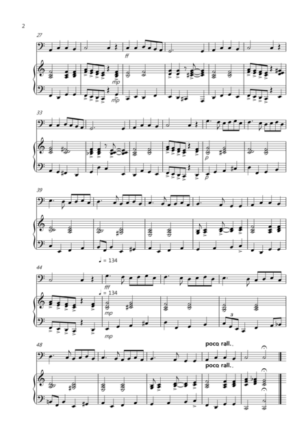 3 Jazzy Christmas Pieces For Double Bass And Piano Page 2
