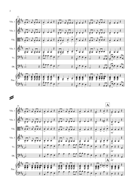 3 Jazzy Christmas Pieces For String Orchestra Page 2