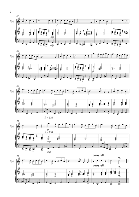 3 Jazzy Christmas Pieces For Trumpet And Piano Page 2