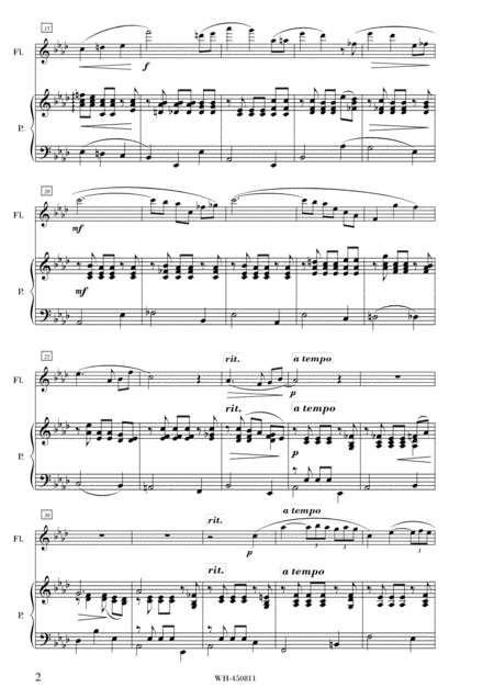 3 Pieces For Flute Piano Op 11 Page 2