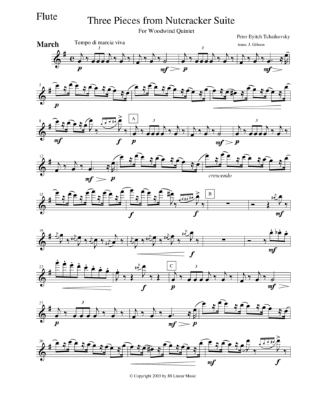 3 Pieces From The Nutcracker For Woodwind Quintet Page 2