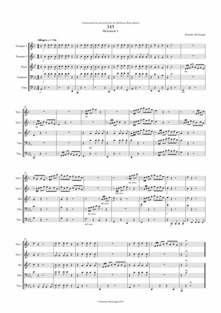 345 Brass Quintet Page 2