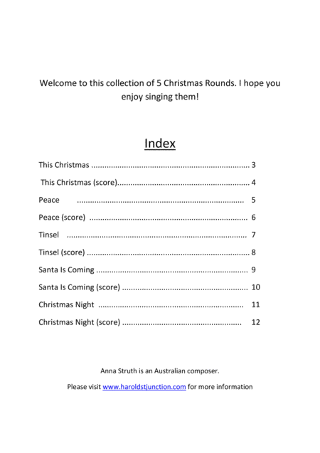 5 Christmas Rounds Page 2