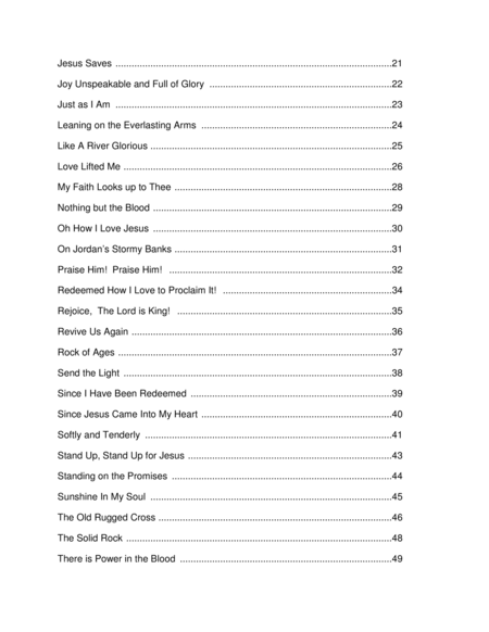 50 Favorite Hymns For Solo And Duet Instruments Flute Page 2