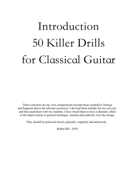 50 Killer Drills For Classical Guitar Page 2